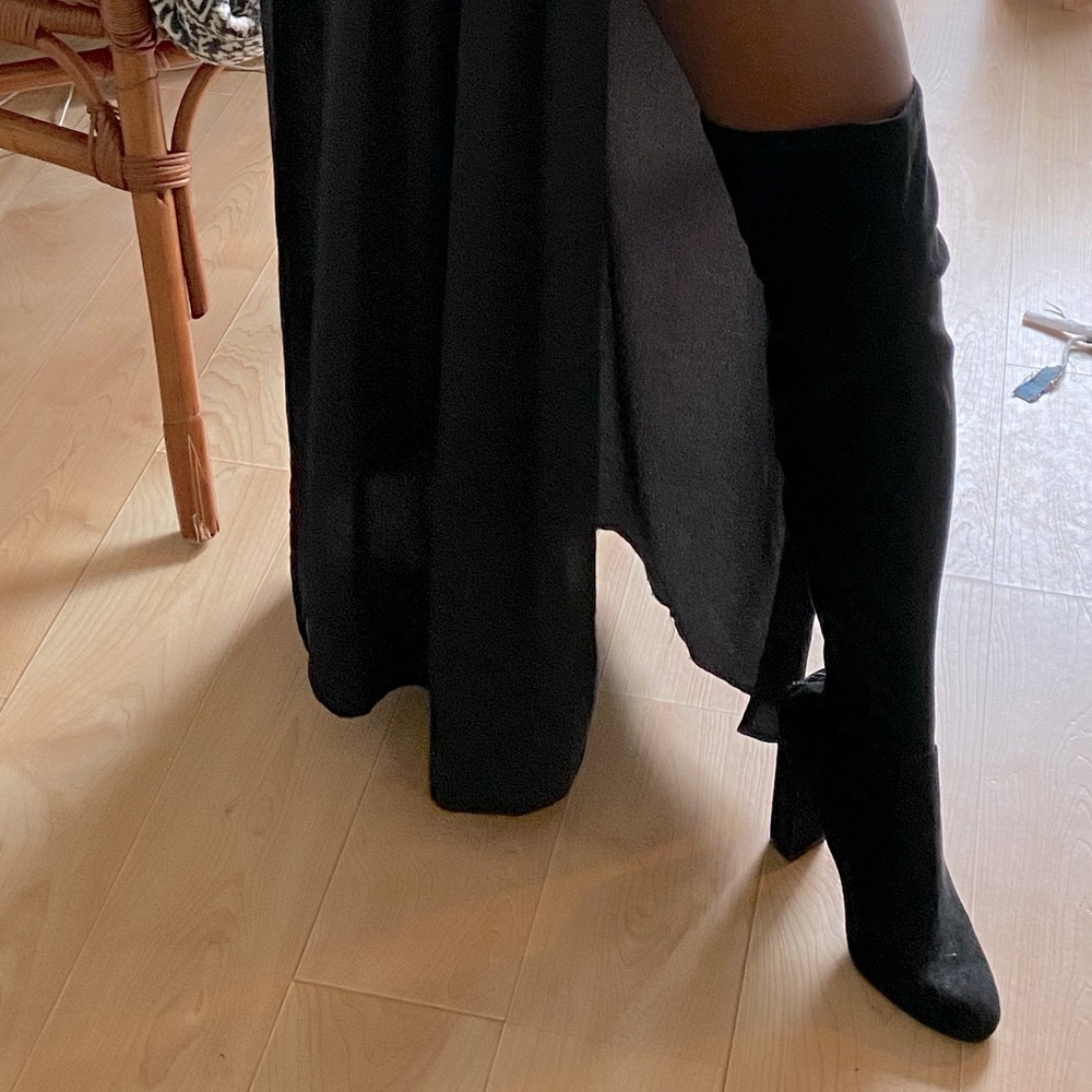 Over the knee black Steve Madden Boots